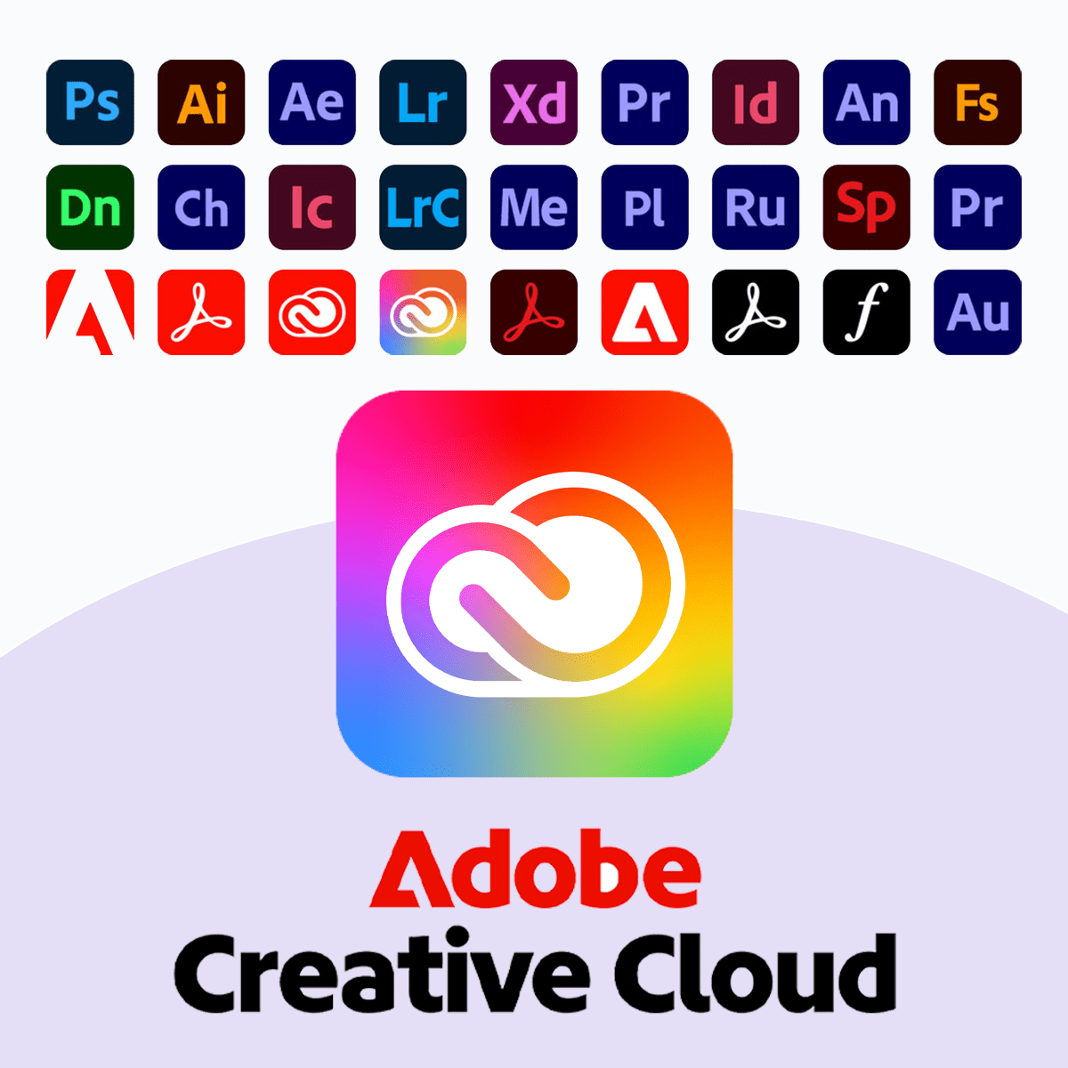 Adobe Creative Cloud All Apps | 1 - Year Original License | Full Replacement Warranty - 100% Genuine Guranteed - Spire Global